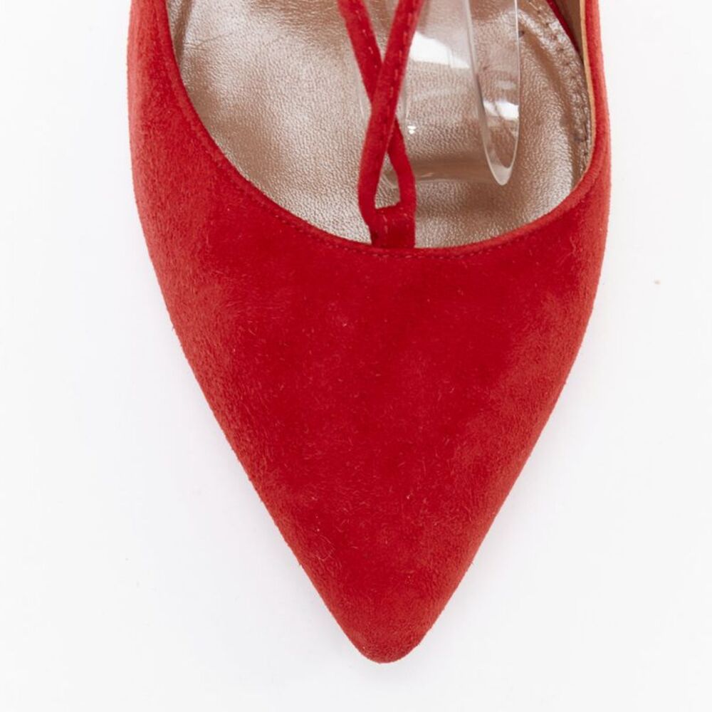 Aquazzura Suede Leather Mid Pumps - Picture 6 of 10